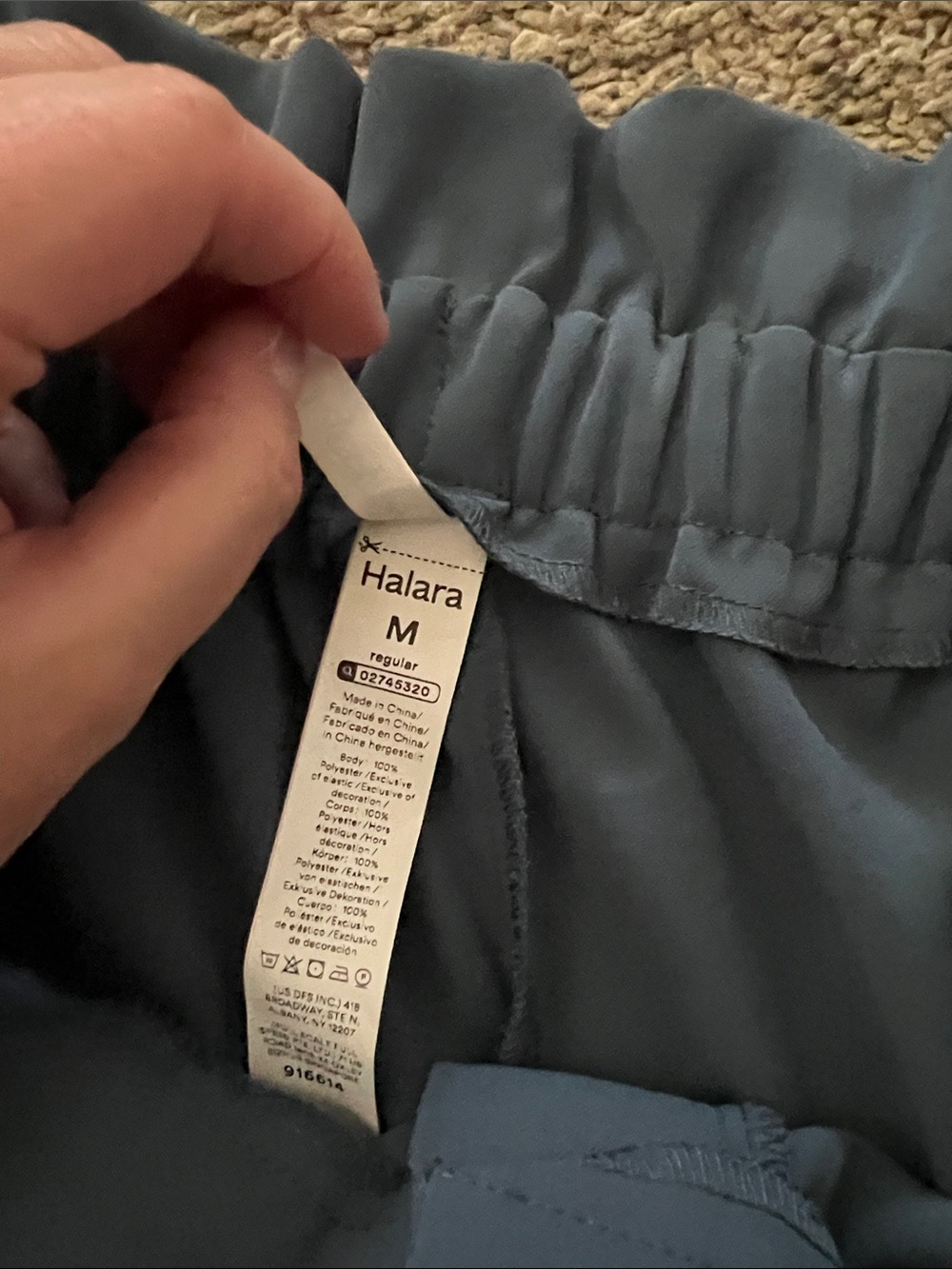 HALARA High-Waist Wide-Leg Pants — deep sea gray blue - Picture 3 of 5
